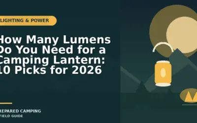 How Many Lumens Do You Need for Camping Lanterns in 2026