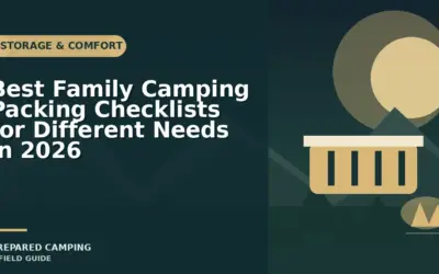 Family Camping Packing Checklists We Recommend in 2026