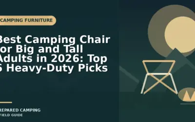 Heavy-Duty Camp Chairs Built for Tall and Broad Frames in 2026