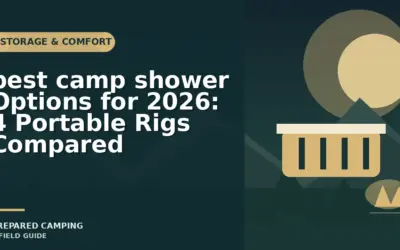 Portable Camp Showers We Recommend for Off-Grid Washing in 2026