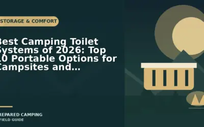 Camp Toilets We Recommend for Road Trips and Remote Sites in 2026