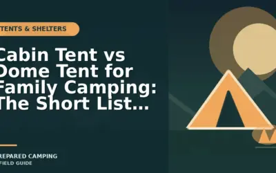 Cabin Tent vs Dome Tent for Family Camping (2026): Head-to-Head Comparison