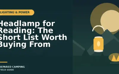 Best Headlamp for Reading (2026): Buyer-Focused Picks