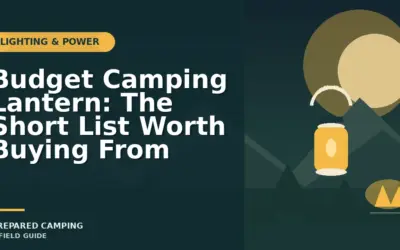 Best Budget Camping Lantern (2026): What to Buy and Why