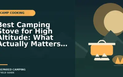 Best Camping Stove for High Altitude (2026): Our Recommended Choices
