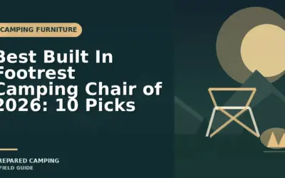 Built In Footrest Camping Chairs for 2026