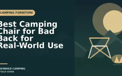 Best Camping Chair for Bad Back (2026): Top Options Compared