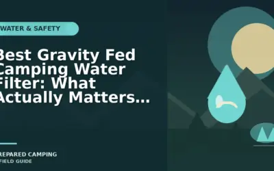 Best Gravity Fed Camping Water Filter (2026): What to Buy and Why