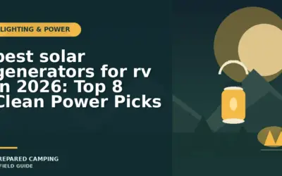 Solar Generators for RV Trips and Off-Grid Camping in 2026